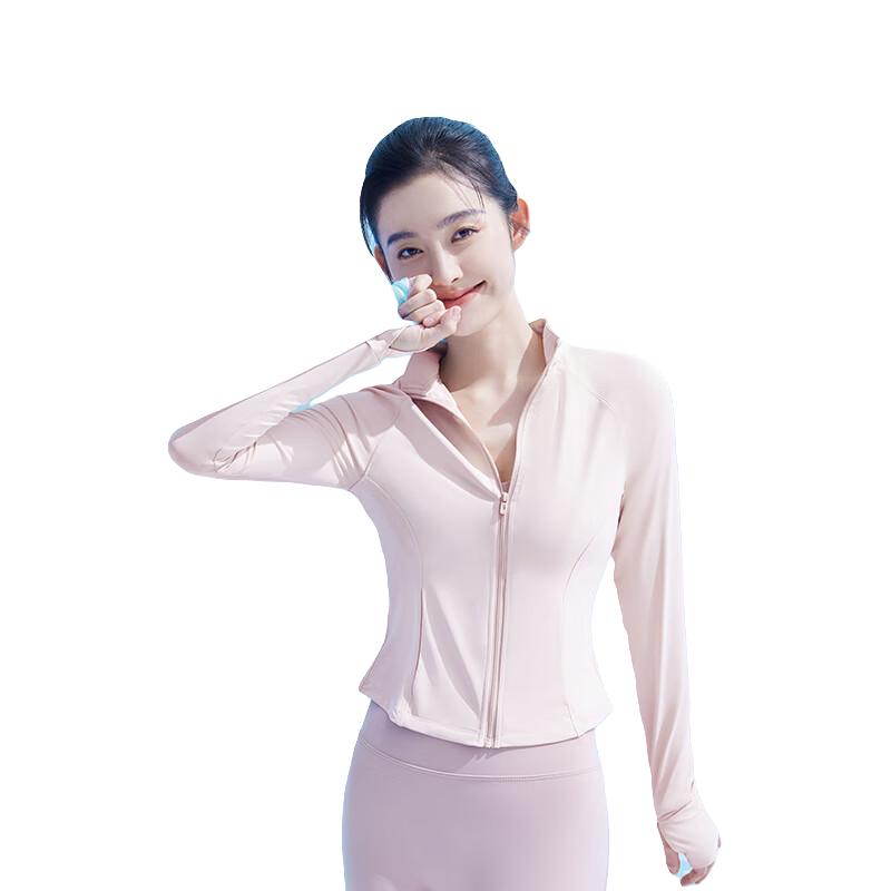 小野和子2024修身防晒衣立领女款姐姐同款防紫外线透气防晒服A1 【立领款】冰雾粉-正码正拍 M