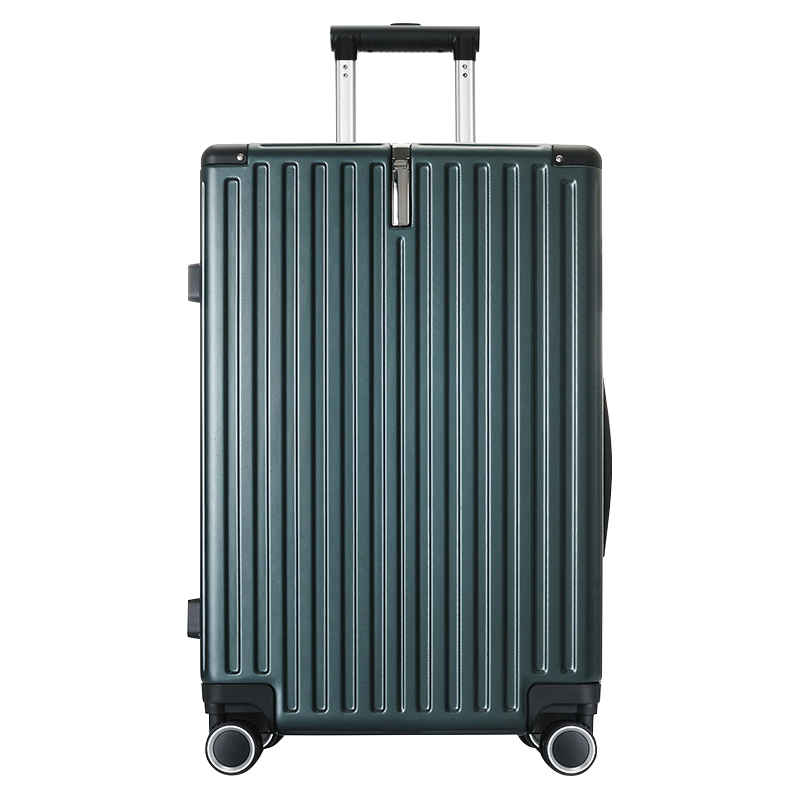 B.L.B.L行李箱男旅行箱拉杆箱女万向轮密码皮箱子登机箱20英寸军绿色