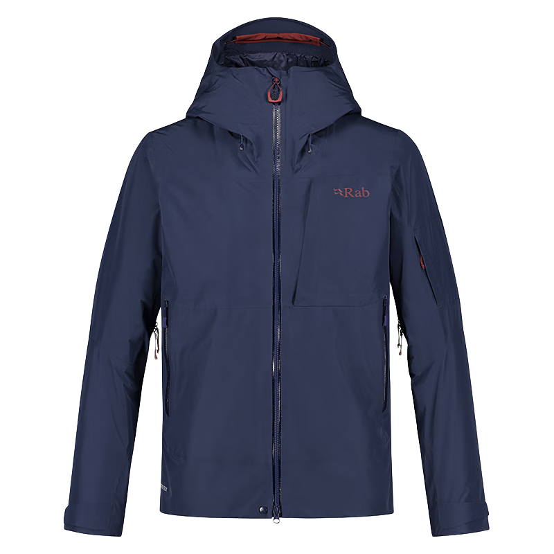 Rab睿坡Khroma男士双层GORE-TEX防泼水保暖棉服轻量夹克 QIO-80 藏蓝色 L