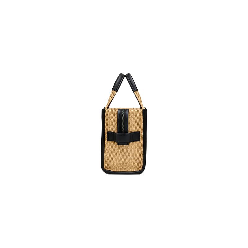 MARC JACOBS 马克·雅克布 THE TOTE 托特系列 女士手提包 2P3HTT052H02 黑色 迷你