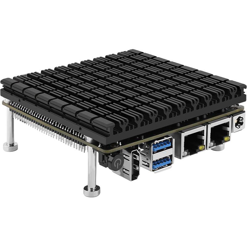 畅网微控 畅网J4125开发版 双网2.5G网口软路由主机 X86 P2新增SATA口