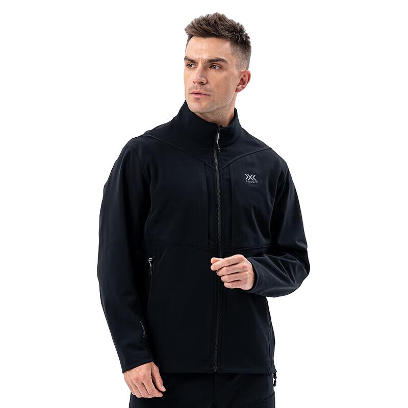 XBIONIC旷野抓绒立领软壳衣 男子防风保暖外套 X-BIONIC 22801 暗夜黑 S