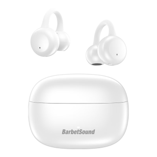 BarbetSound 通话降噪 真无线蓝牙耳机  有线充电 弦乐白 Type-C