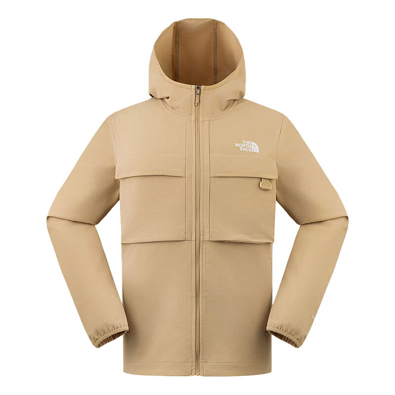 The North Face北面软壳衣男户外防风夹克83TL 卡其色/LK5 L