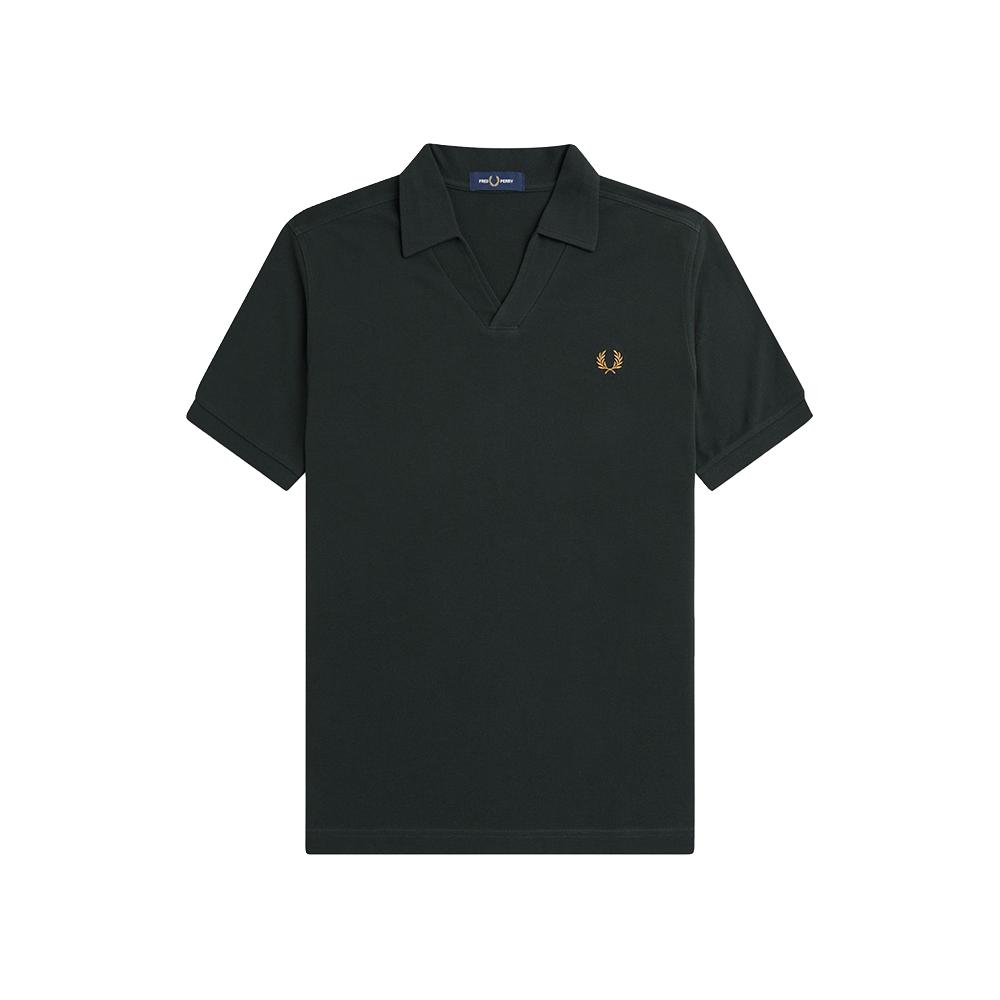 FRED PERRY男士休闲POLO衫2024夏季纯色翻领麦穗刺绣短袖潮M7797