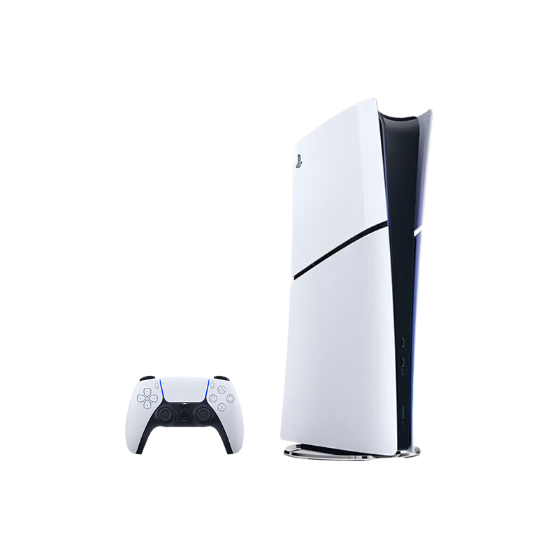 PlayStation【国行】索尼PS5slim轻薄款 次世代家庭游戏机 PS5slim单手柄+港服备份 光驱版