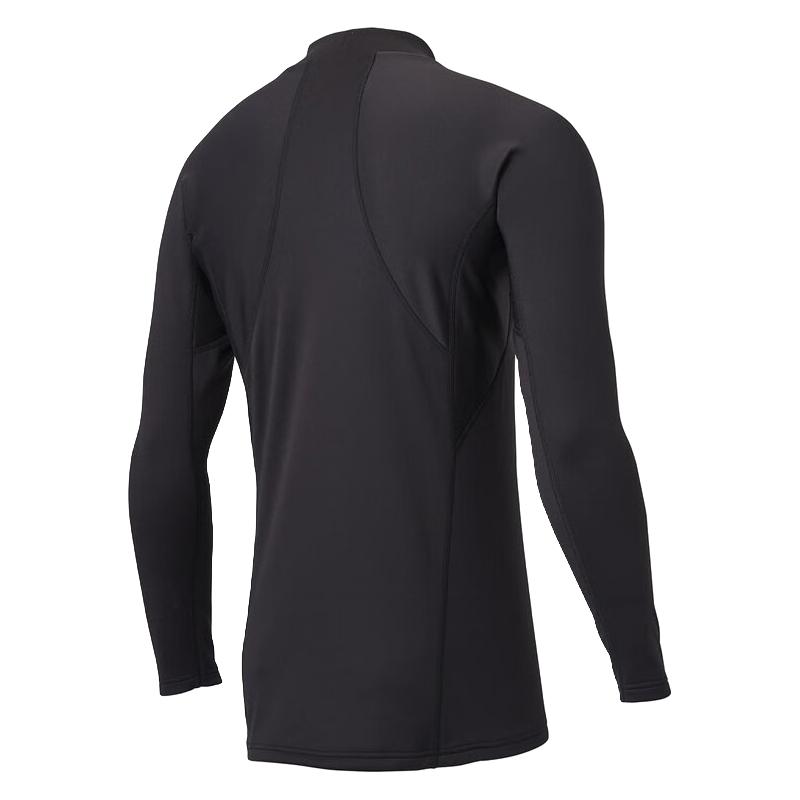 迪桑特加绒长袖上衣保暖打底衫速干运动卫衣男士棒球服STD658B 日版 ROY [宝蓝色] 3XL (日码XA)