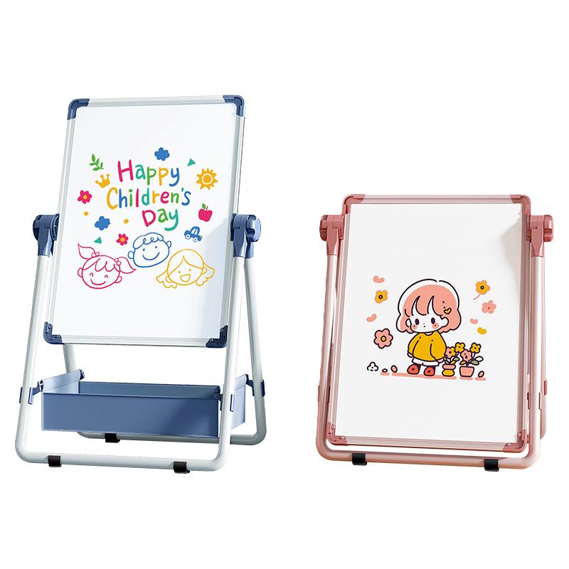 儿童画板家用双面磁性教学小黑板支架式宝宝涂色涂鸦可擦写字白板