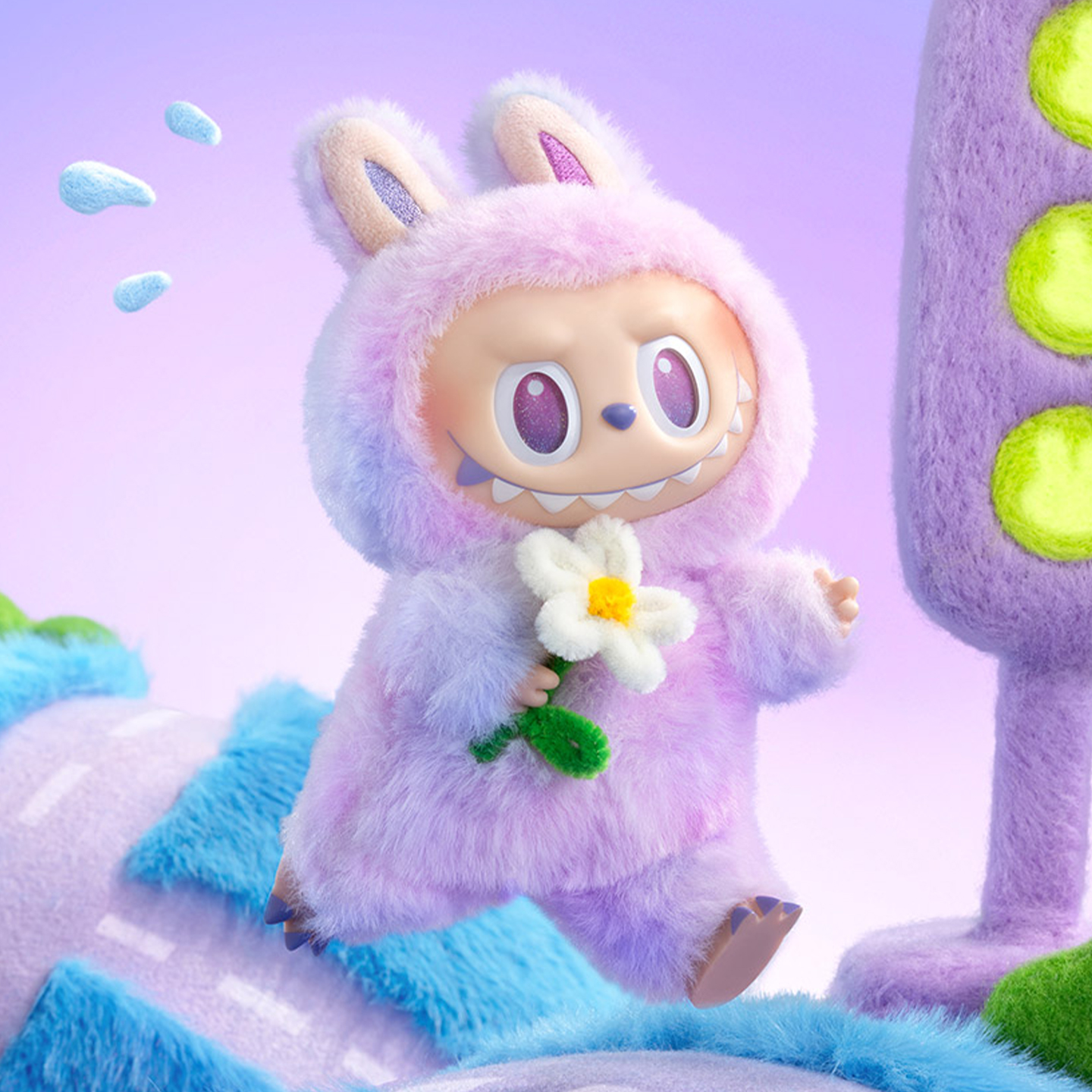 泡泡玛特POPMART拉布布LABUBU前方高能3.0