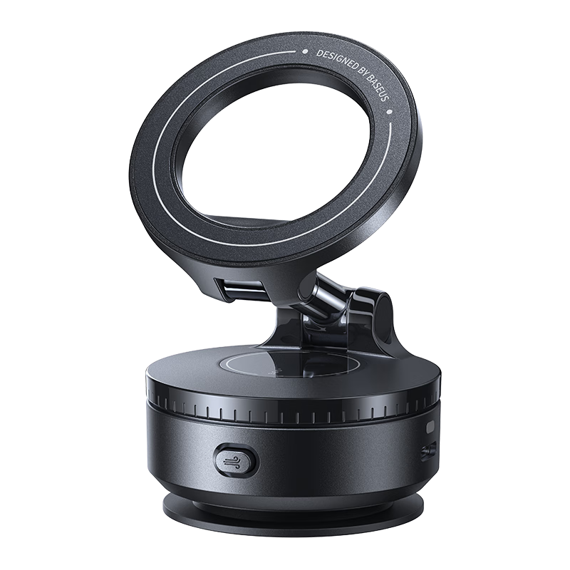 倍思【电动真空吸附】车载手机支架磁吸仪表台吸盘式汽车导航2025