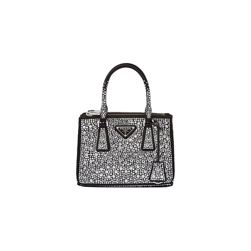 PRADA 普拉达 Galleria系列 女士手提包 1BA906_2DEF_F063R_V_EOY 金属 迷你