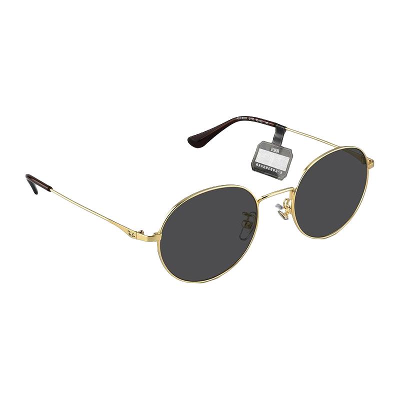 Ray-Ban 雷朋 RayBan雷朋复古金属圆框偏光太阳镜男防紫外线经典墨镜女定制度数