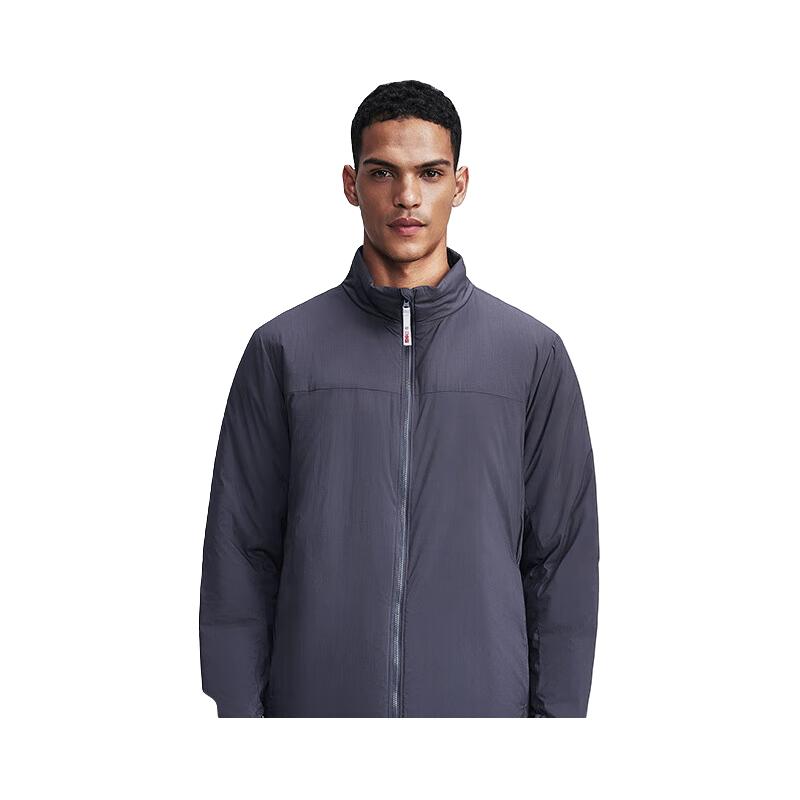 HIGHROCK 天石 户外男士棉服男20233M新雪丽棉秋冬季跑步棉衣内搭中间层夹克 黑色 XL（180/100A）