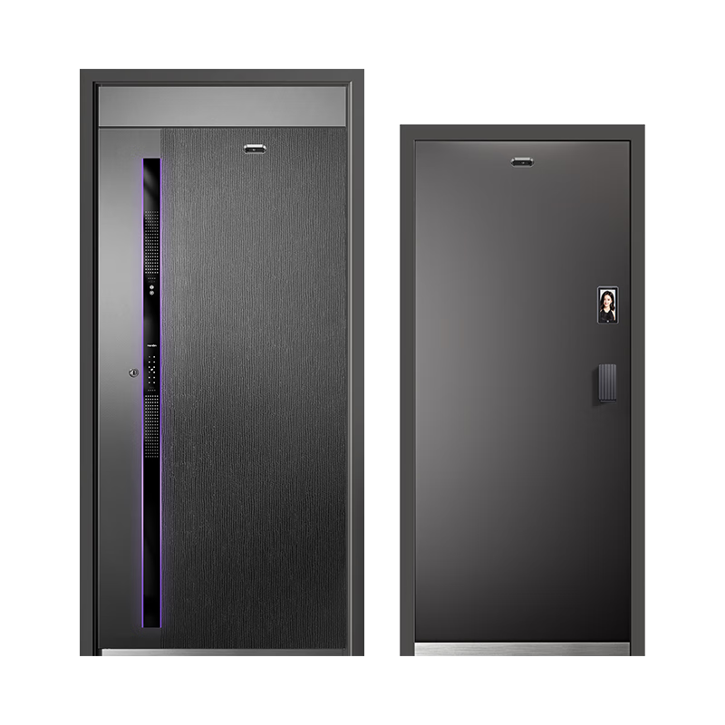 亚太天能 M66plus 3D人脸识别 纳米灰 三摄版 智能锁