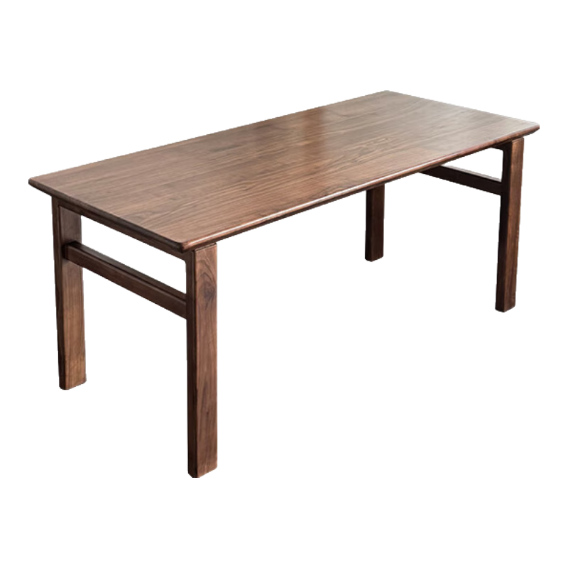 致典北美黑胡桃实木餐桌厨房吃饭桌大板餐桌餐厅家具 北美黑胡桃木1.8米餐桌 单桌