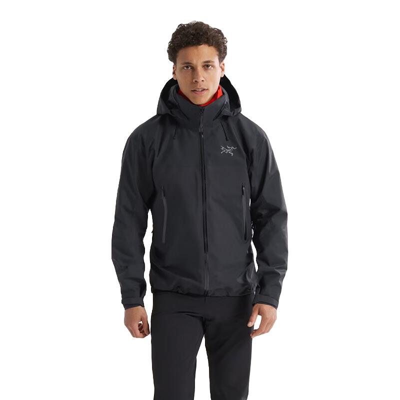 ARC'TERYX/始祖鸟 防水 男士冲锋衣  黑色 Black XXXL