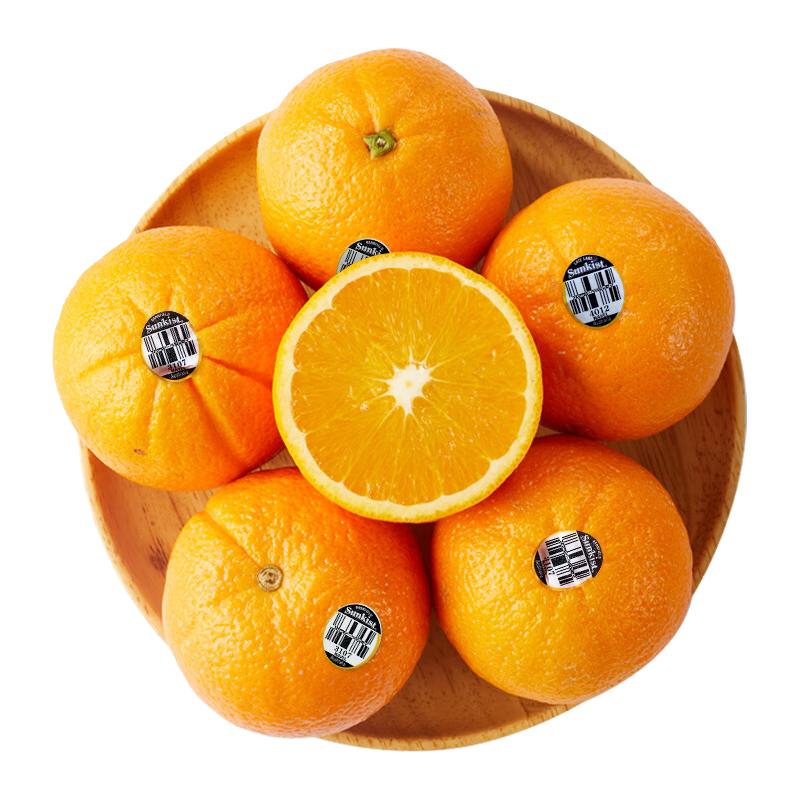 sunkist 新奇士 美国晚熟橙 黑标 2kg礼盒 单果180g起