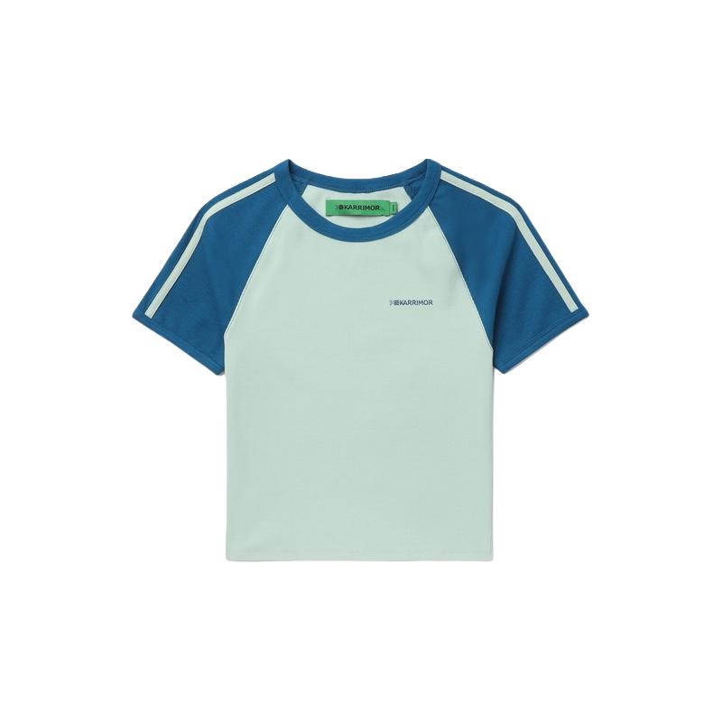 :CHOCOOLATEit KARRIMOR女装插肩袖拼色T恤2024夏季青春活力上衣1883XSM