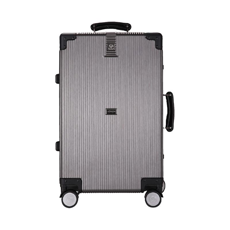 利马赫 Super ligh系列双杆万向轮拉杆箱旅行箱登机箱 灰色 20英寸