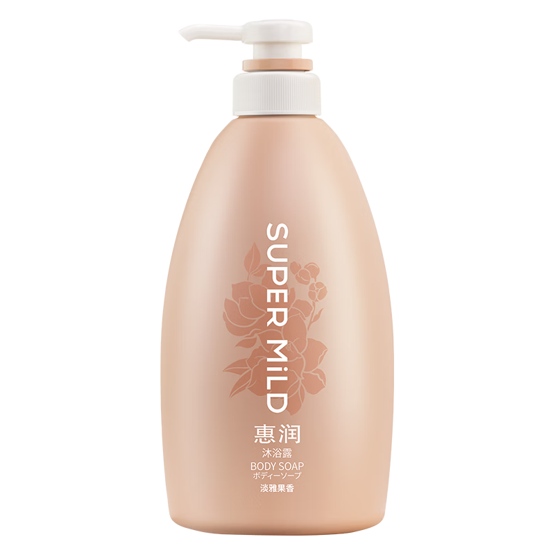  SUPER MILD/惠润 水嫩润泽保湿 沐浴露  淡雅果味 590ml