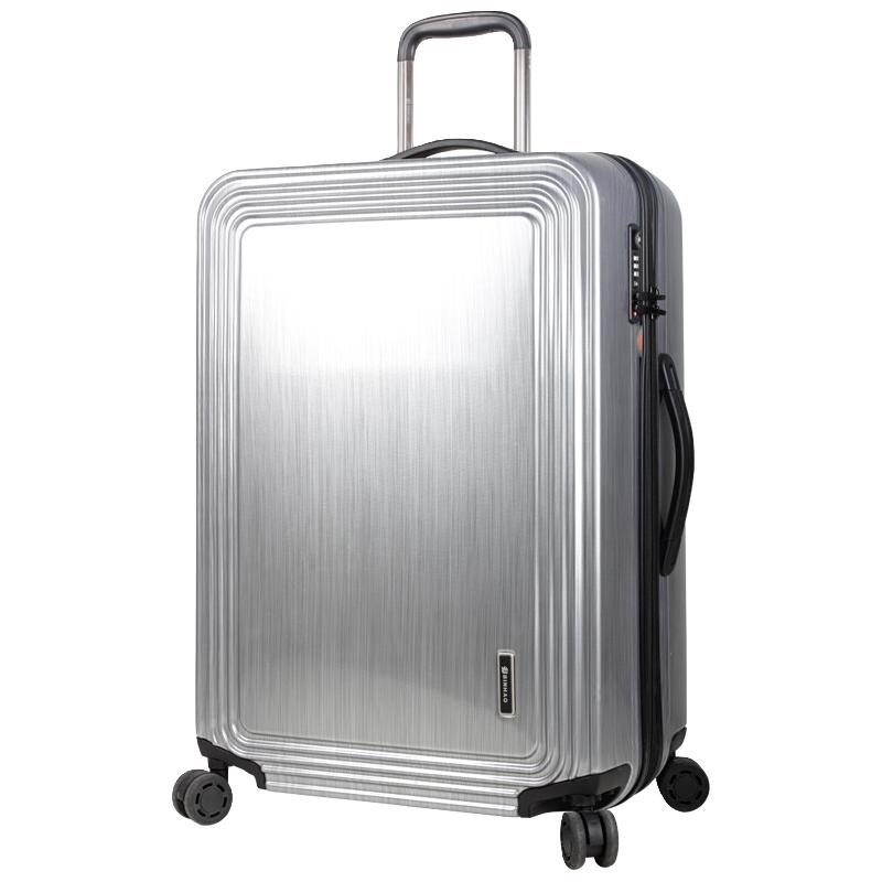 BINHAO 宾豪 99F2F2 万向轮拉杆箱 铝色 24英寸