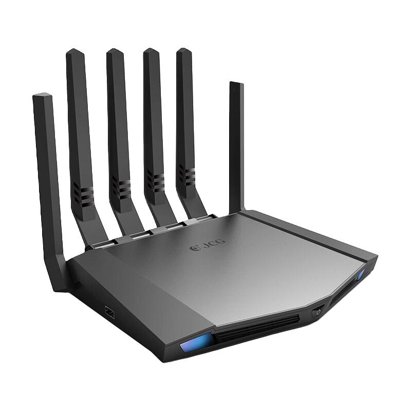 JCG 捷稀 JHR-AC848Q 双频1750M 千兆无线家用路由器 Wi-Fi 5 黑色