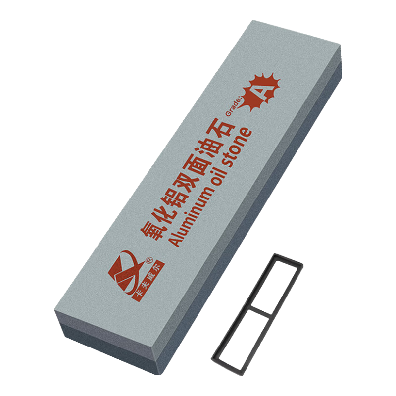 卡夫威尔 磨刀石带底座 油石条双面打磨 砥石 氧化铝 YS0002