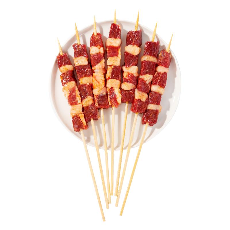 游牧御品 内蒙古羔羊肉串烧烤串肉串 1kg