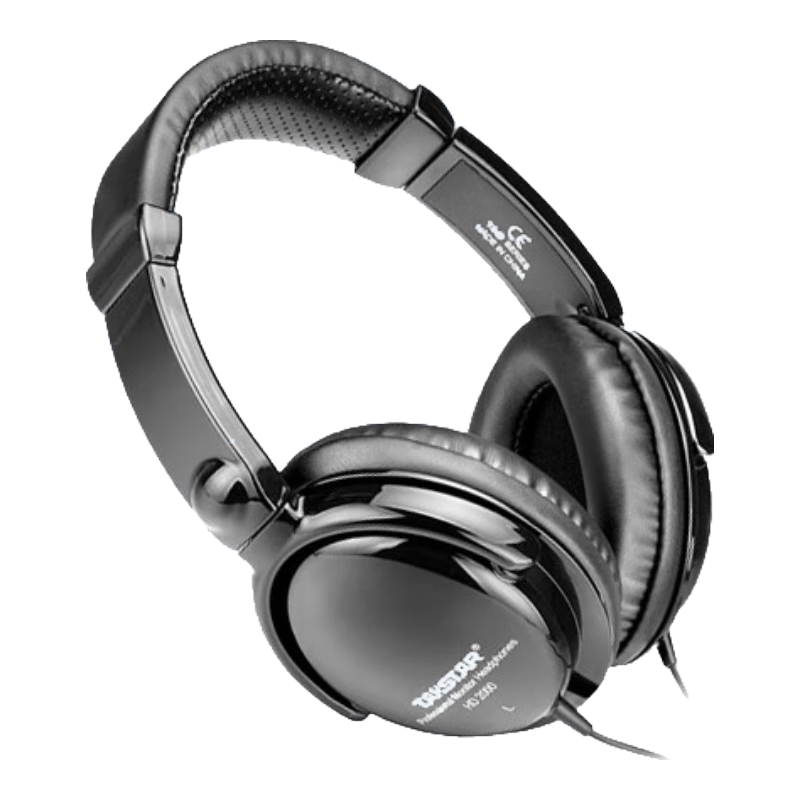 TAKSTAR 得胜 HD-2000 耳罩式头戴式降噪有线耳机 黑色 3.5mm