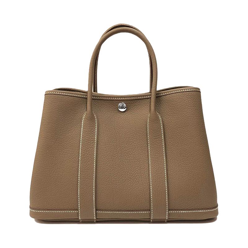 HERMÈS 爱马仕 经典GARDEN PARTY 30系列 男女同款手提包 U刻 H051568CK18