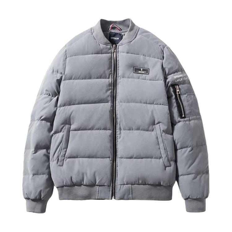 EPTISON 衣品天成 秋冬棒球领保暖男士外套青年潮流男士羽绒服外套