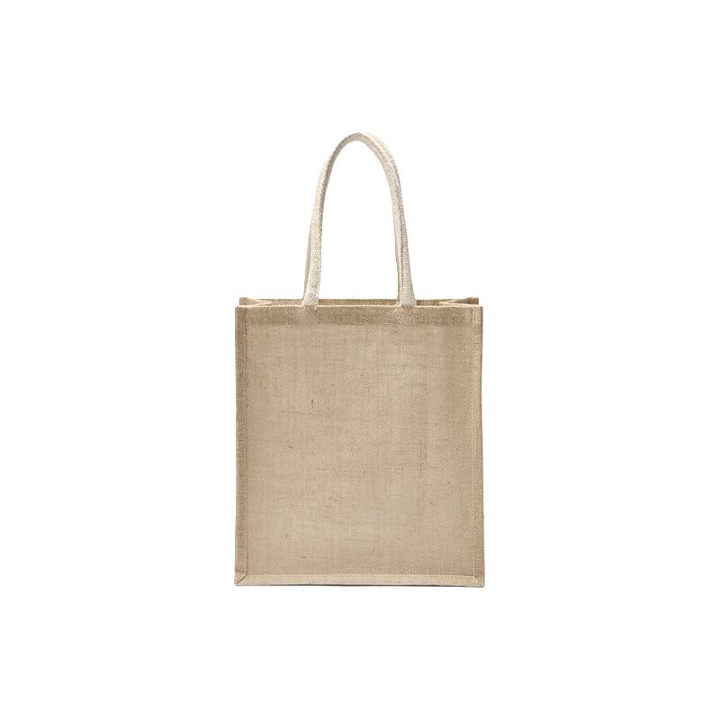  無印良品 無印良品 MUJI 黄麻简易收叠购物袋 手提包手拎外出