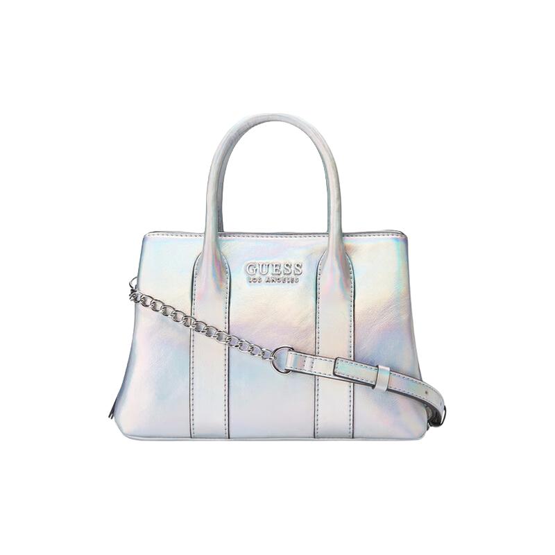 GUESS 盖尔斯 24年春女士镭射炫彩时尚亮彩单肩手提托特包-MM914579 MSI-炫彩 ONE