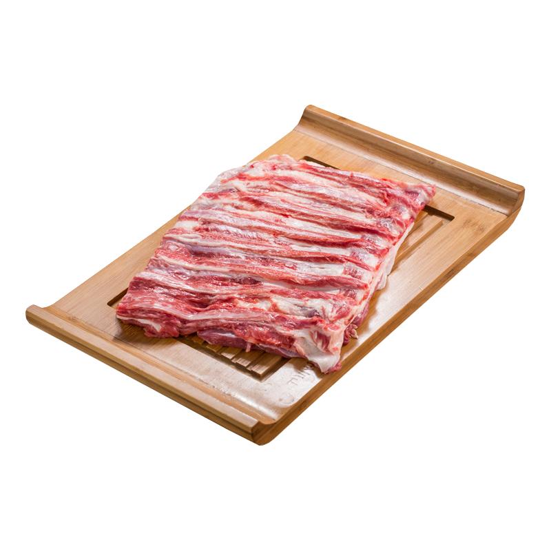 阿牧特羊肋排肉2斤去骨内蒙古生羊排冷冻羊肉炖煮烧烤食材