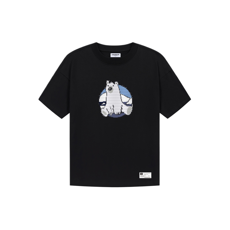 it :CHOCOOLATE女装圆领短袖T恤2024夏季个性趣味半袖M006660