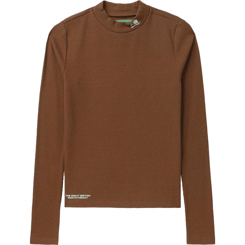 :CHOCOOLATEit KARRIMOR女装小立领长袖T恤休闲冬季基础款合身打底衫1829