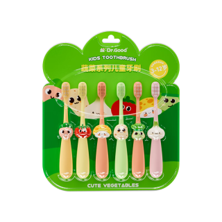 健 软毛 儿童牙刷  6支