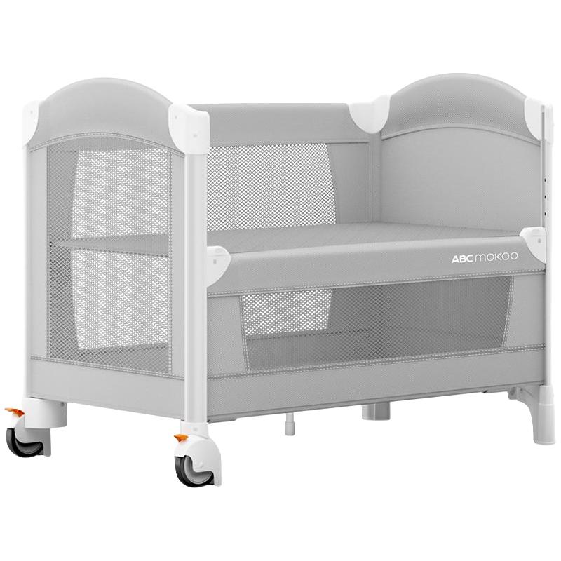 ABCmokoo婴儿床多功能可折叠宝宝摇篮床新生儿便携可移动拼接大床