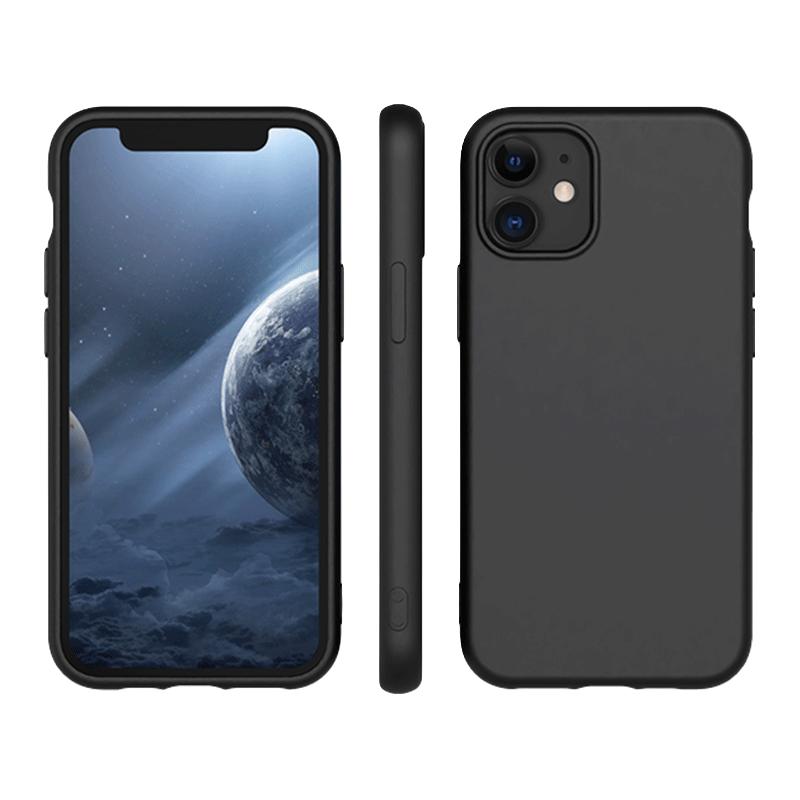 Best Coac 适用苹果12mini手机壳iPhone12mini保护套5.4英寸 全包仿液态硅胶防摔超薄内置超纤保护 Y优雅黑