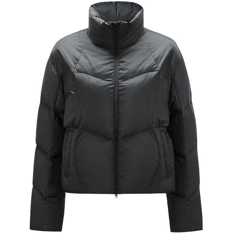 太平鸟女装小火山短款立领泡芙羽绒服小个子保暖面包服外套