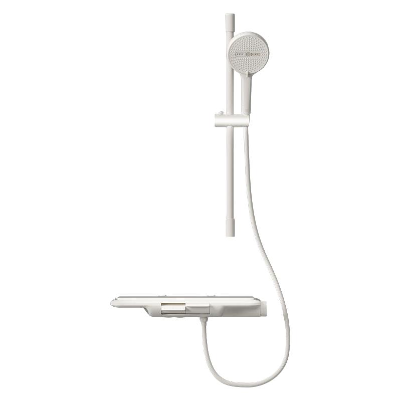 diiib大白月亮女神无顶喷淋浴花洒套装家用简易白色卫浴洗澡沐浴