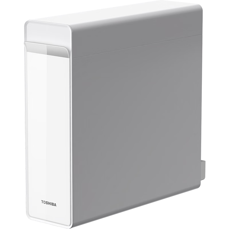 TOSHIBA 东芝 净水器家用净水机 大白梨1000G 厨下式净水器直饮机TSC1000-01 6年RO反渗透过滤器 0陈水 净洗分离