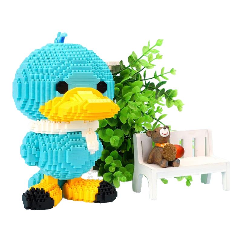 BALODY贝乐迪高难度减压狐狸兔子情侣抱成人积木拼装益智玩具男女孩朱迪尼克微型积木拼插摆件创意礼物 18096贝塔鸭嘴兽 746颗粒