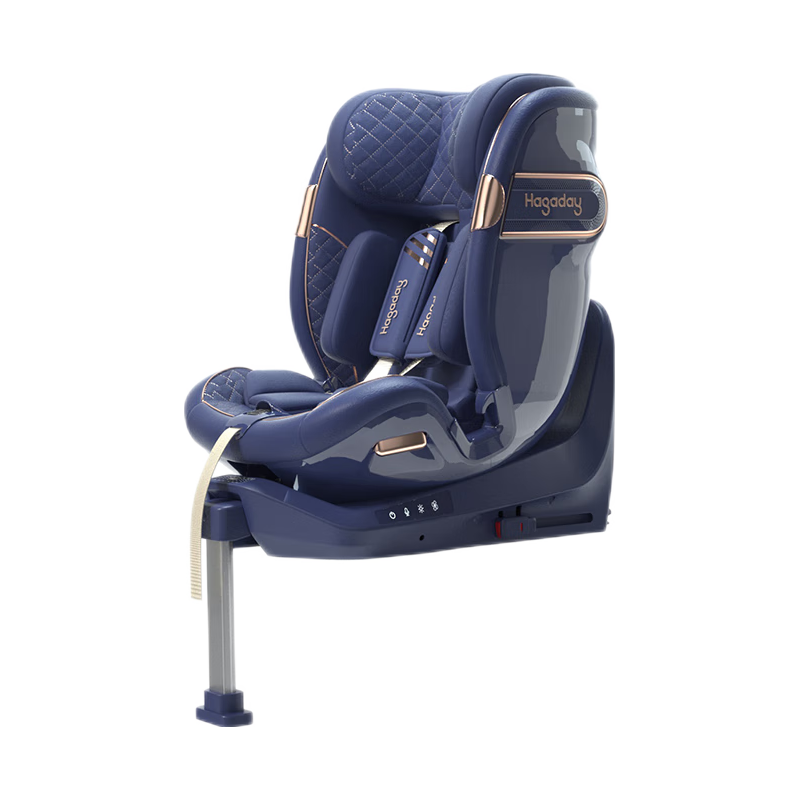 Hagaday 哈卡达 智能婴幼儿童座椅0-7岁汽车360度旋转正反调节宝宝座椅 洛克银河