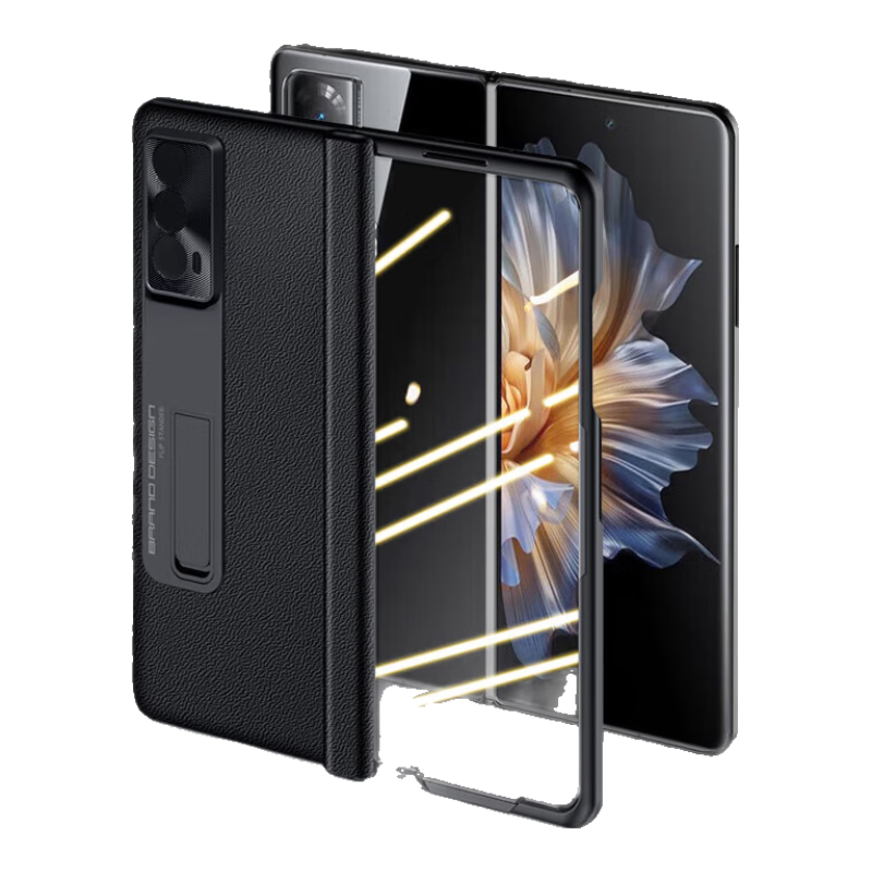  STRYFER/斯得弗 防摔 荣耀Magic Vs2手机壳 支架  牛皮