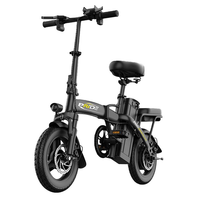 普莱德新国标电动自行车 折叠代驾车 锂电池助力车电单车男女通用电瓶车 铝合金35A进口级电芯助力约500KM