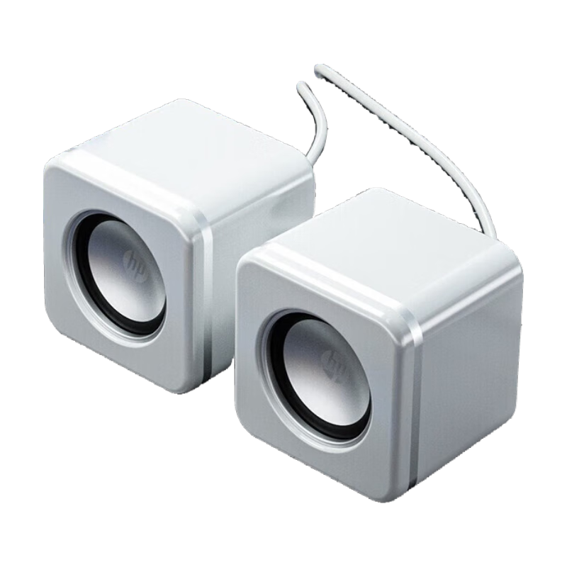 HP 惠普 DHE-6000 2.0声道 桌面 多媒体音箱 黑色