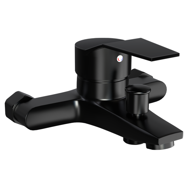 SUNINLIFE 起点如日 六档增压花洒+混水阀龙头 黑色