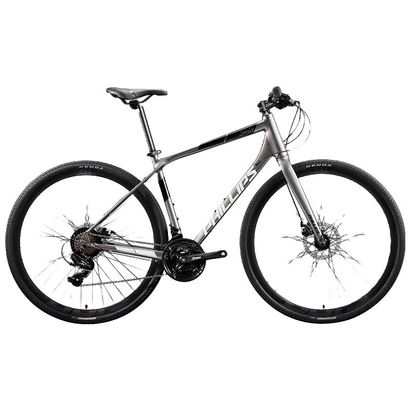 菲利普瓜车砾石公路车自行车男款女式士变速轻便超轻成人单车赛车