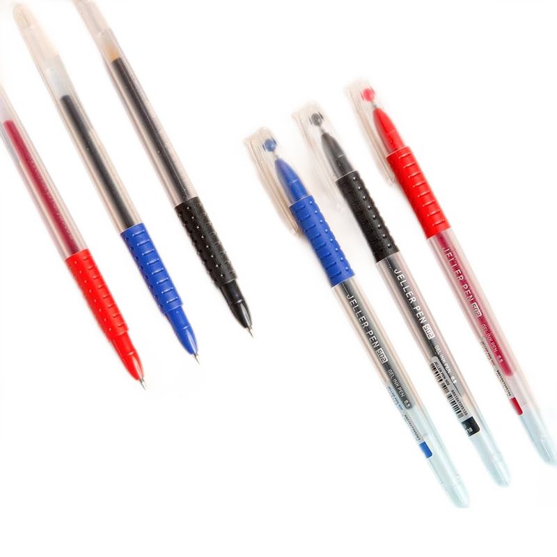 monami 慕那美 02008 中性笔 混色 0.5mm 黑4红1蓝1 6支装